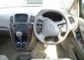 The cockpit of a JDM 1998 Toyota Harrier exported abroad by Japan Car Direct