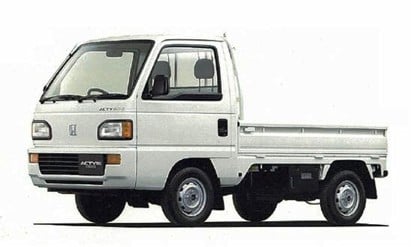 Honda Acty fully equipped cab radio ac wipers heater haul JDM kei truck read diff lock