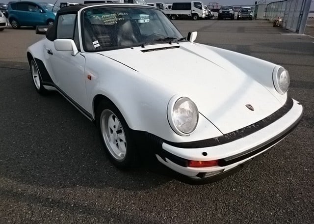 Air-cooled Porsche 911: A 1989 Porsche 911 Turbo (930) exported by Japan Car Direct