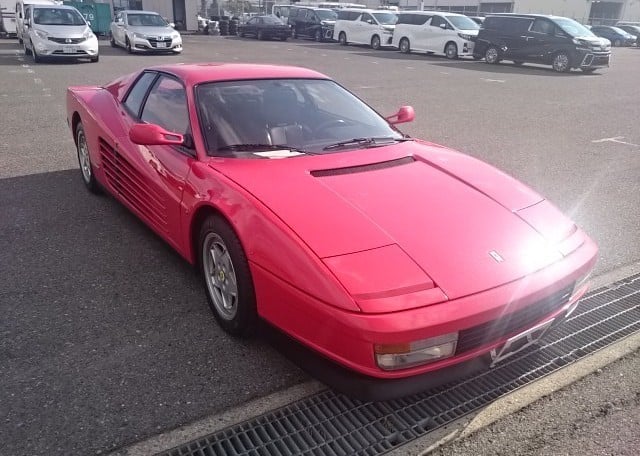 A 1991 Ferrari Testarossa exported by Japan Car Direct