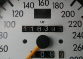 20 Mercedes Wagon odometer mileage km