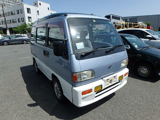 cabover kei truck and Subaru Dias Wagon specifically for the Japanese market. Small cute quirky go anywhere family van work trade building materials carrier storage areas large and versatile