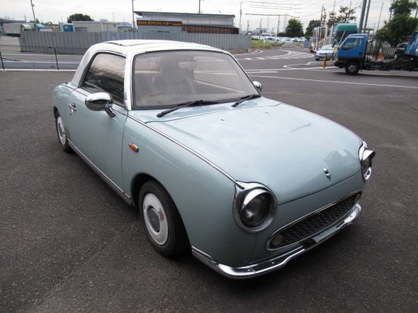 Nissan Figaro, city car, 2 door convertible, classic cars, retro, buy a car from japan, auto parts from japan, Japan Car Direct, Japan car auction