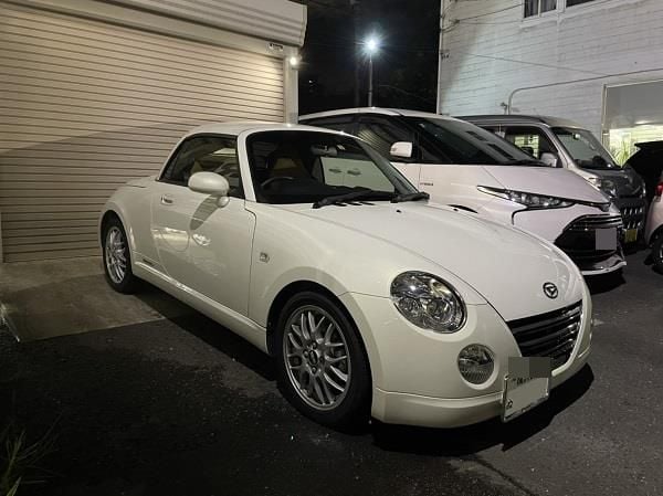Super Low miles clean used Daihatsu Copen owned by my friend. Contact Japan Car Direct