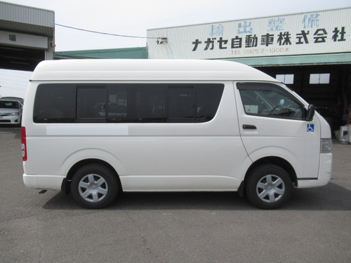 Toyota Hiace, Hiace, Hiroof, Welcab, people carrier, light commercial vehicle, 4WD, accessible vehicle, van with disabled access, wheelchair tail lift, buy a car from Japan, auto parts from Japan, Japan car auction, Japan Car Direct