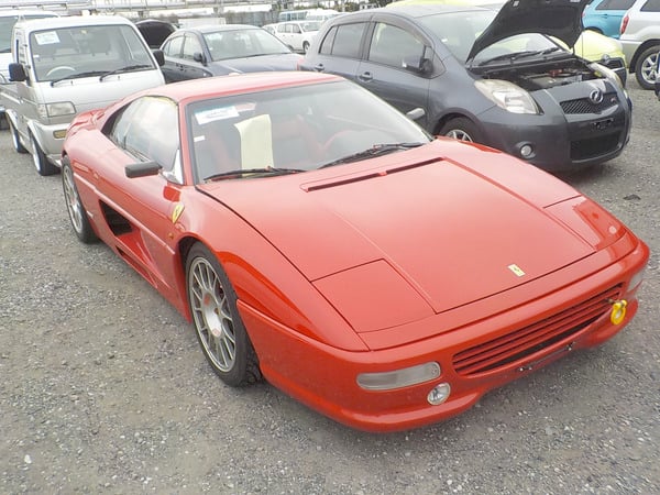 Ferrari 348TS, Italian sports car, Testarossa, V8, sports car, buy a car from Japan, export car from Japan, used cars in Japan, Japan car auction, Japan Car Direct
