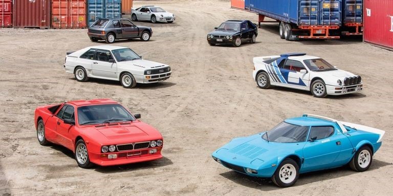 Amazing rally car collection