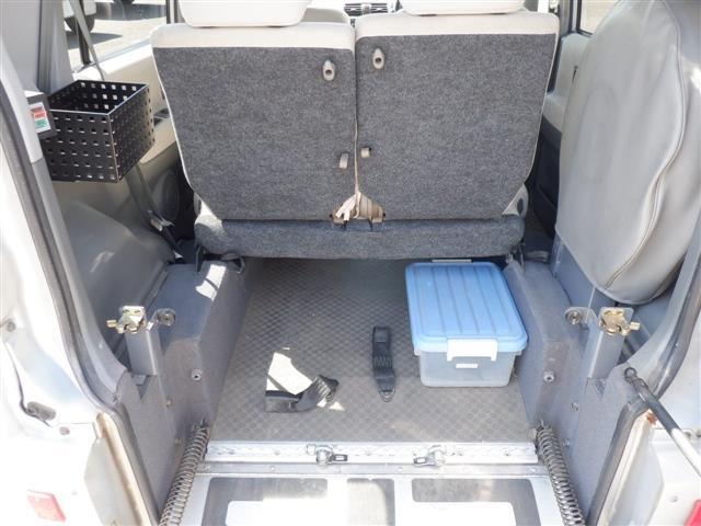 Mitsubishi Toppo welfare vehicle for wheelchair. Rear area. Import Toppo from Japan