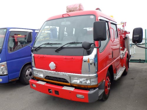 Medium-sized fire truck, auction car in Japan, auto Japan cars, buy a car from Japan, auto parts from Japan, four-wheel drive, 4WD, fire truck, Japan domestic market, JDM, Japan Car Direct