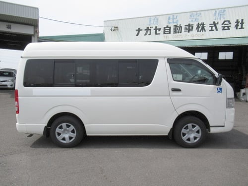 Toyota Hiace, Hiace, Hiroof, Welcab, people carrier, light commercial vehicle, 4WD, accessible vehicle, van with disabled access, wheelchair tail lift, buy a car from Japan, auto parts from Japan, Japan car auction, Japan Car Direct
