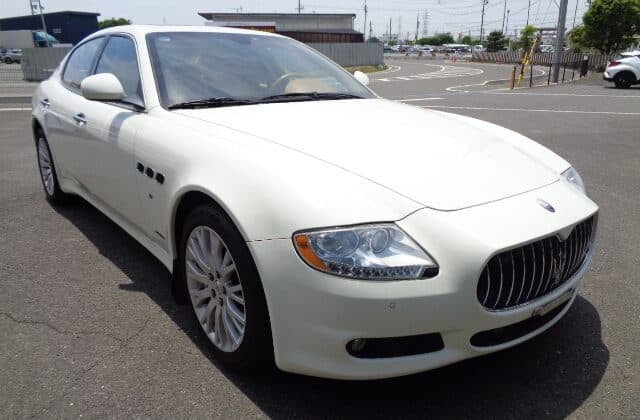 Maserati Quattroporte, Luxury Sedan, Import Maserati Quattroporte, Japan Car Auctions, Buy Maserati From Japan, Used Maserati For Sale, Maserati Export, Classic Quattroporte, High Performance Sedan, Japan Car Direct