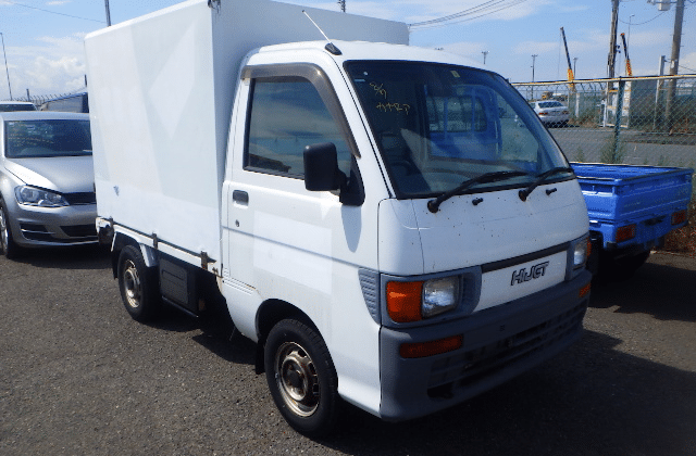 Keitora, Daihatsu Hijet box truck, Hijet Japan import, used Hijet for sale, Hijet mini truck, Daihatsu kei truck, import Hijet from Japan, Japanese box trucks, compact cargo truck Japan, JDM Daihatsu Hijet, Japan car auctions, Japan Car Direct