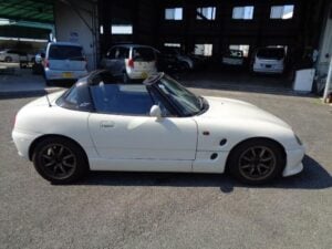 Suzuki Cappuccino, Classic JDM Roadster, Kei Sports Car, Used Suzuki Cappuccino, Import Kei Cars from Japan, Japanese Car Auctions, Turbocharged Roadster, Suzuki Cappuccino for Sale, JDM Collector Car, Japan Car Direct