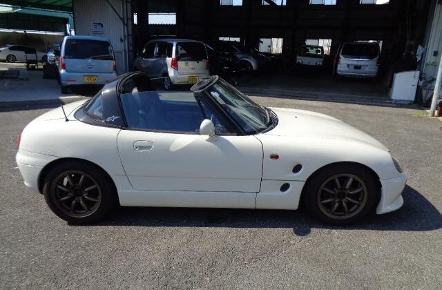 Suzuki Cappuccino, Classic JDM Roadster, Kei Sports Car, Used Suzuki Cappuccino, Import Kei Cars from Japan, Japanese Car Auctions, Turbocharged Roadster, Suzuki Cappuccino for Sale, JDM Collector Car, Japan Car Direct