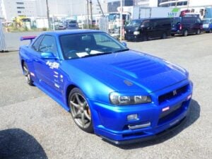 Nissan Skyline GT-R, Classic JDM Car, Japanese Car Auction, Import GT-R from Japan, Iconic Sports Car, Skyline GT-R for Sale, Vintage Nissan GT-R, Nissan Skyline Enthusiast, Japan Car Direct, R34