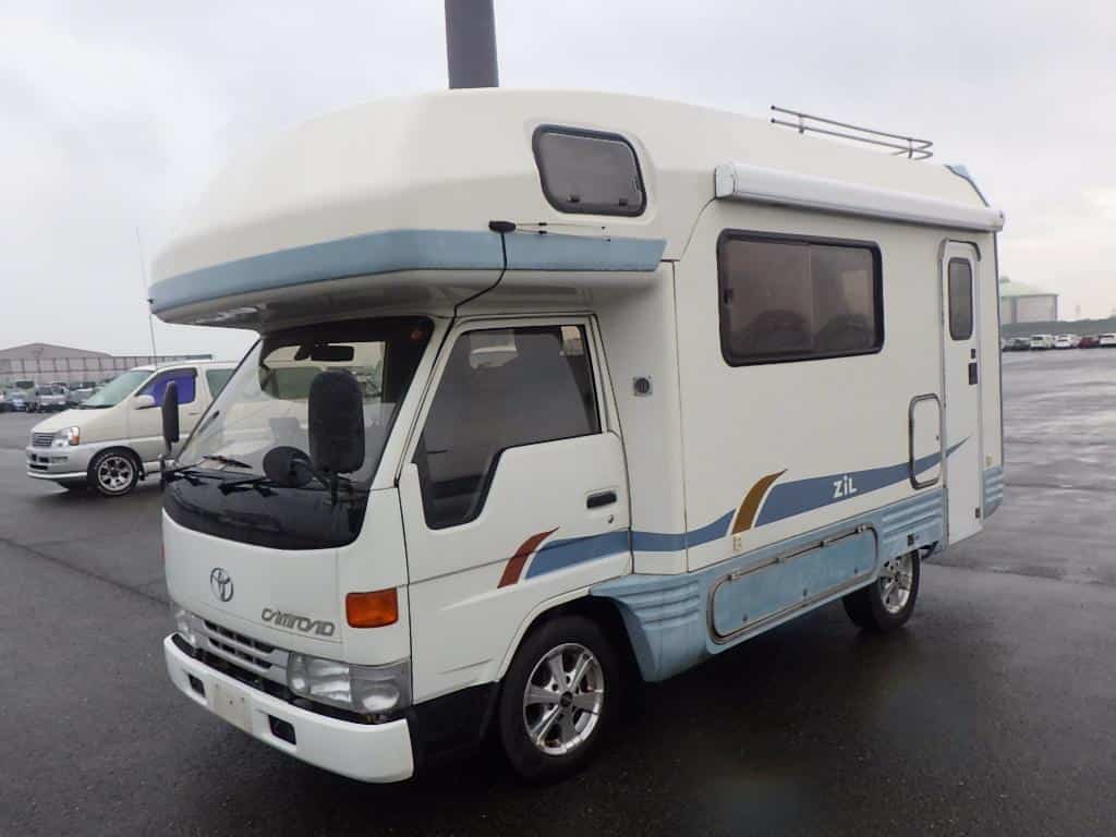 Toyota Camroad, Japanese Camper Van, Used RVs in Japan, Japan Car Auctions, Importing Motorhomes, Camroad Camping Features, Japanese Camper Market, Toyota Camroad Specs, Buying Used Campers, Japan Car Direct