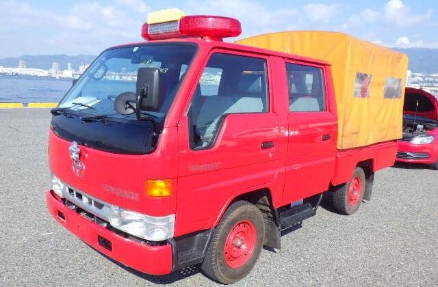 Toyota Toyoace, Japanese Fire Truck, Used Fire Trucks in Japan, Japan Car Auctions, Importing Specialty Vehicles, Toyoace Truck Features, Compact Fire Truck, Buying Used Toyoace, Toyoace Emergency Vehicle, Japan Car Direct