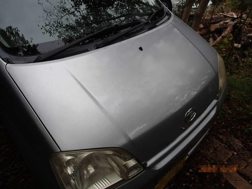 Daihatsu Mira hood view