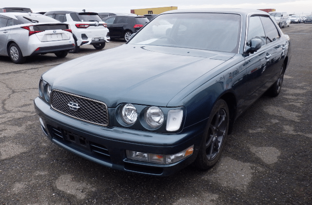 Nissan Gloria, Luxury Sedan, JDM Classic, Smooth Ride, Executive Car, V6 Power, Retro Design, Japan Car Auctions, Japanese Luxury Vehicle, Japan Car Direct, Y33