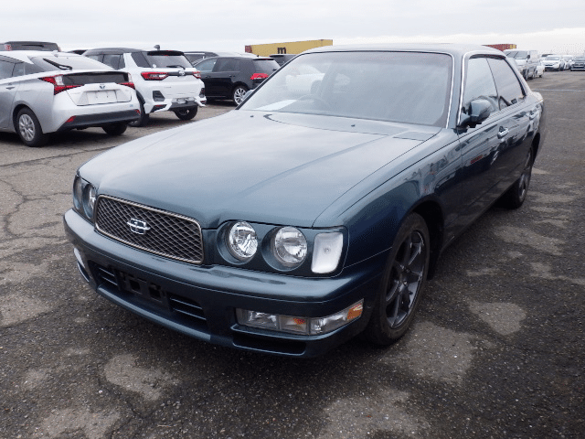 Nissan Gloria, Luxury Sedan, JDM Classic, Smooth Ride, Executive Car, V6 Power, Retro Design, Japan Car Auctions, Japanese Luxury Vehicle, Japan Car Direct, Y33